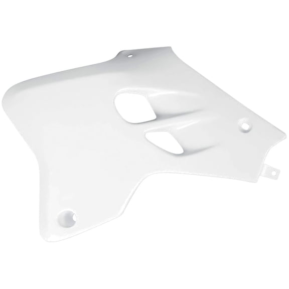 UFO White Plastic Left Radiator Shroud/Cover (YA02875-046)