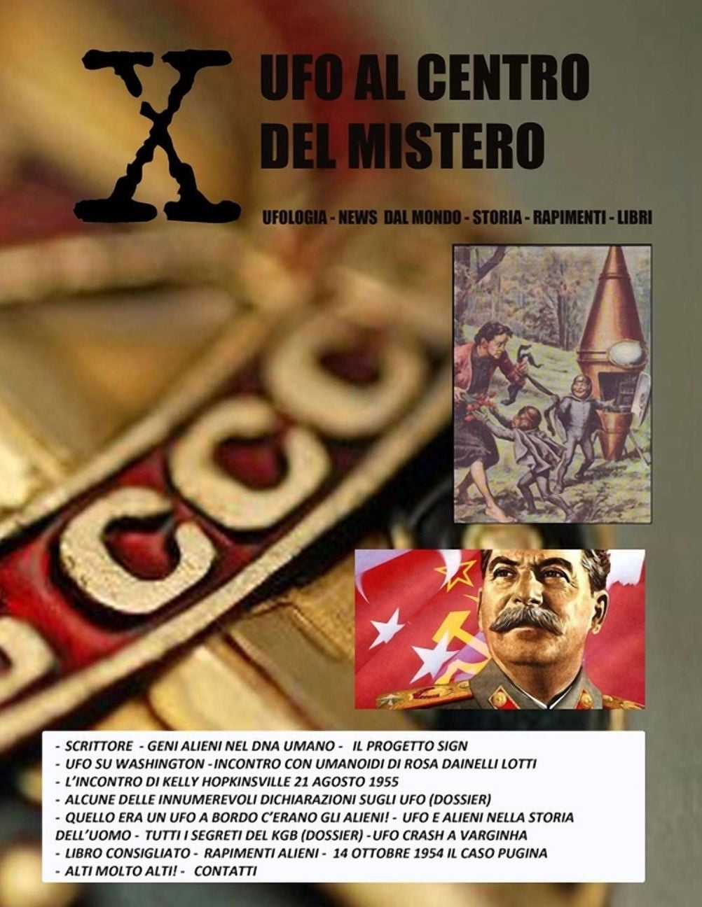 UFO X Al Centro del Mistero Mese Marzo 2025, (Paperback)
