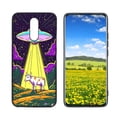 thumbnail image 1 of UFO-cow-2 Phone Case, Designed for LG K12 Plus Case Soft Silicon for women girls boys wife gift,Shockproof Phone Cover, 1 of 1