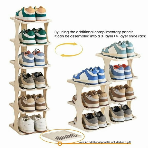 UFORU Multi-layer vertical removable shoe storage rack 1 piece modern shoe rack shoe rack shoe rack cabinet gift storage rack home storage rack home storage supplies