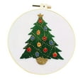 UFOUND Christmas Embroidery Kit With Embroidery Hoop 2024 New Easy
