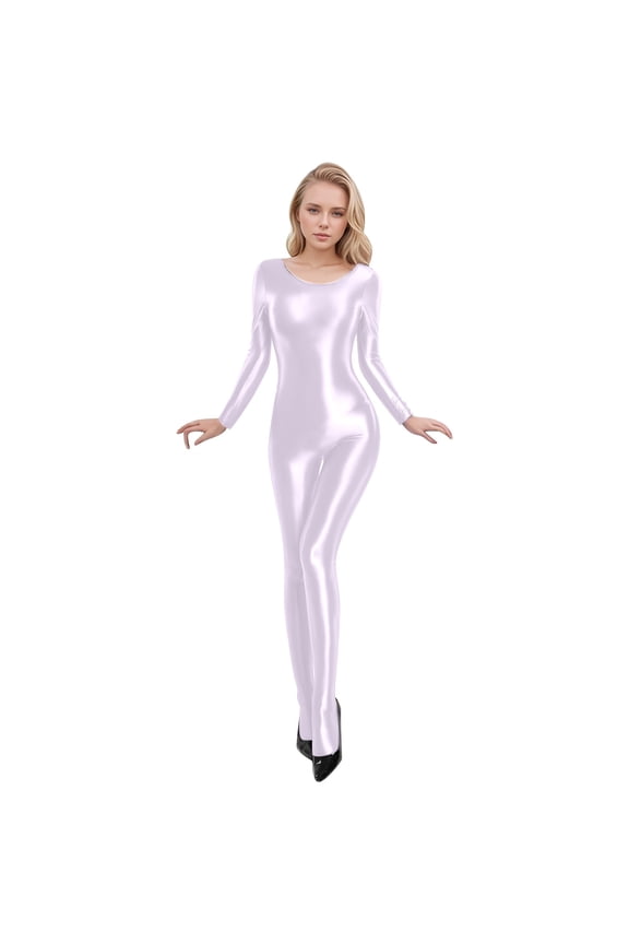 High Stretch Unisex Zentai Suit Full Body Shiny Smooth Transparent Bodysuit For Comfort And Style
