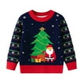 thumbnail image 1 of UFOUND Kids Christmas Sweaters Boys Girls LED Light Up Xmas Knitted Pullover Toddler Trendy, 1 of 9