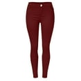thumbnail image 1 of UFOUND Maternity Women High Rise Fashion Pants Classic Solid Color Ankle Length Jeans Casual Regular Tight Fitting Jeans, 1 of 4