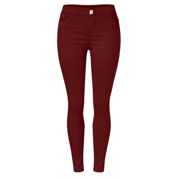 UFOUND Maternity Women High Rise Fashion Pants Classic Solid Color Ankle Length Jeans Casual Regular Tight Fitting Jeans