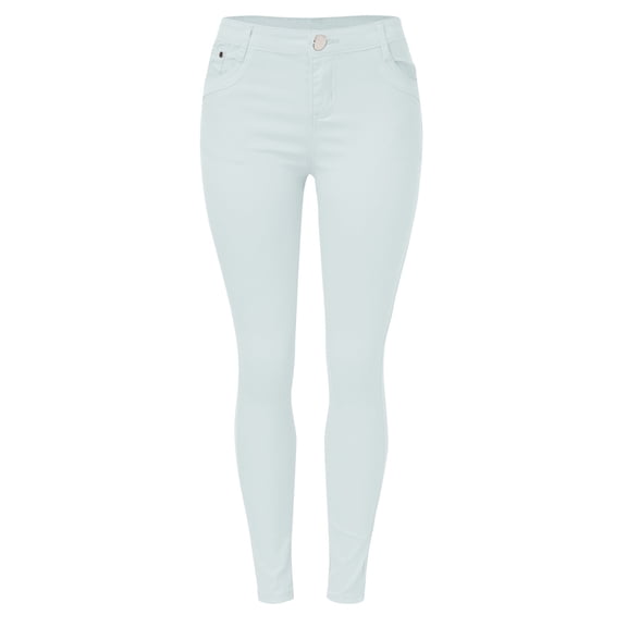 UFOUND Maternity Women High Rise Fashion Pants Classic Solid Color Ankle Length Jeans Casual Regular Tight Fitting Jeans