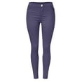 thumbnail image 1 of UFOUND Maternity Women High Rise Fashion Pants Classic Solid Color Ankle Length Jeans Casual Regular Tight Fitting Jeans, 1 of 4