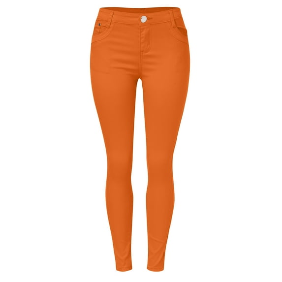 UFOUND Maternity Women High Rise Fashion Pants Classic Solid Color Ankle Length Jeans Casual Regular Tight Fitting Jeans