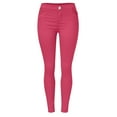 thumbnail image 1 of UFOUND Maternity Women High Rise Fashion Pants Classic Solid Color Ankle Length Jeans Casual Regular Tight Fitting Jeans, 1 of 4