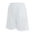 thumbnail image 1 of UFOUND Men Plain Mesh Shorts 2 Pocket Casual Basketball Shorts Gym Fitness Hop Cozy Bottoms Streetwear, 1 of 3