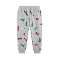 thumbnail image 1 of UFOUND Toddler Boys Girls Active Jogger Sweatpants Kids Christmas Dinosaur Casual Athletic Pocket Pull On Pants Santa Xmas Snowman Baby Clothes Classic, 1 of 1