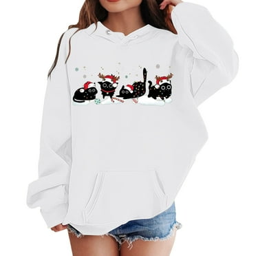 UFOUND Toddler Boys Girls Christmas Casual Printed Hoodie Sweatshirt Pullover Tops Soft Child Dailywear