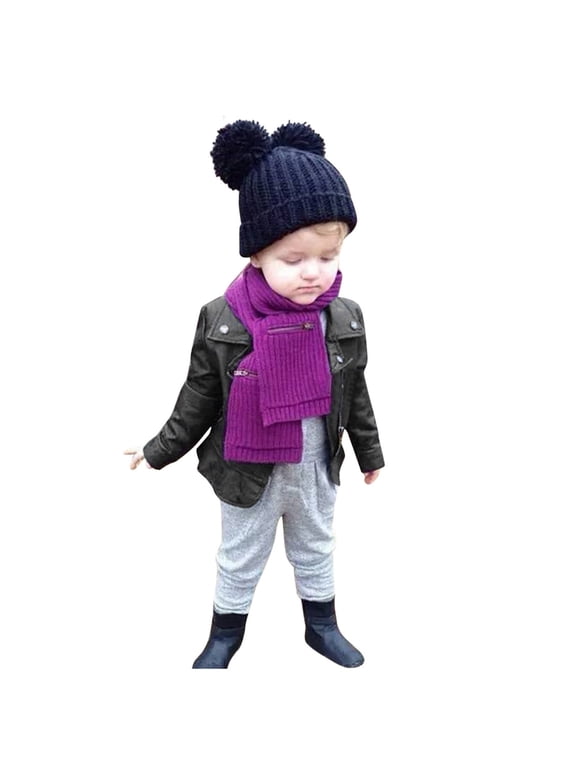UFOUND Toddler Outwear Baby Coat Clothes Winter Girls Kids Autumn Leather Turn Down Jacket Short Girls Coat Jacket Breathable