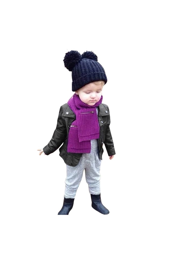 Toddler Outwear Baby Coat Clothes Winter Girls Kids Autumn Leather Turn Down Jacket Short Girls Coat Jacket Cozy