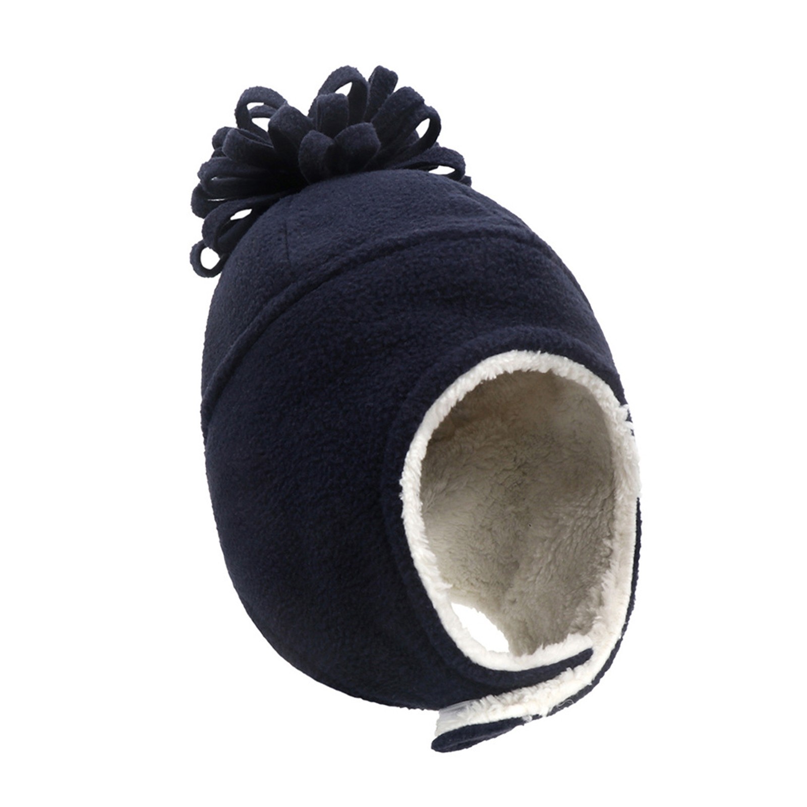 UFOUND Two Piece Winter Fleece Solid Color Warm Children Hat And Gloves