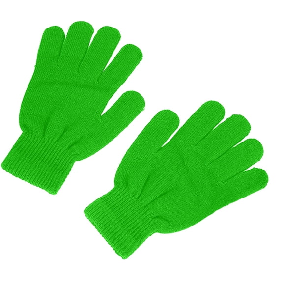 UFOUND Unisex Knitted Winter Gloves Warm Five Fingered Adult Handwear For Cold Weather