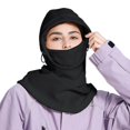 thumbnail image 1 of UFOUND Winter Fleece Hood Ski Hat For Women Men Thermal Hat Cap Scarf For Cold Weather, 1 of 4