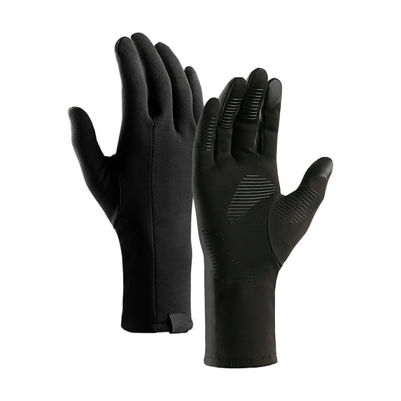 UFOUND Winter Running Gloves Screen Lightweight Thermal Warm Mittens Waterproof Cold Weather Thin Glove Black Outdoor Men Women For Work Outdoor Sports Cycling Bike Motorcy