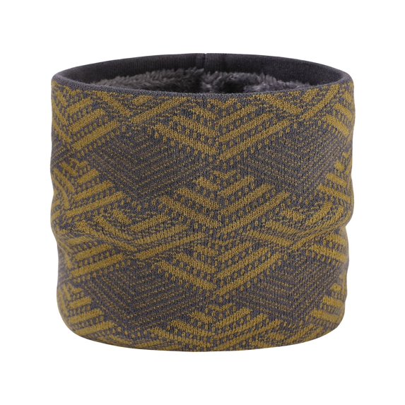 UFOUND Winter Scarf For Men Women Classic Plaid Pattern Warm Fleece Lined Hooded Neck Gaiter