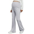thumbnail image 1 of UFOUND Women Maternity Casual Elastic Hight Adjustable Waist Knitting Pants Trousers Pregnant Leggings, 1 of 8
