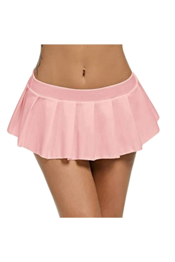 Women Sexy Pleated Mini Skirt Ruffle Lingerie For Girl Comfy