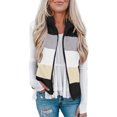 thumbnail image 1 of UFOUND Women's Coat Vest Winter Plus Size Casual Color Block Plush Zipper Warm Outwear, 1 of 7