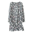 thumbnail image 1 of UFOUND Women's Cotton Nightgown Sleepwear Long Sleeves Shirt Casual Print Sleepdress Pajamas Homewear Loungewear Nightwear Comfort, 1 of 4
