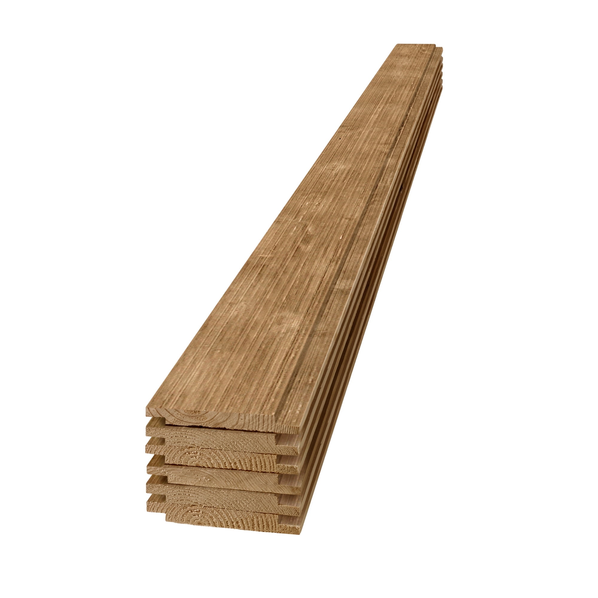 UFP-Edge 1 in. x 6 in. x 6 ft. Barn Wood Natural Pine Shiplap Board (6-pack)