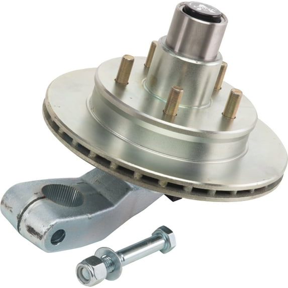 UFP K71-071-00 Axle Complete 3.7K 545 Zinc Hub and Rotor with Vault Torsion Arm Kit