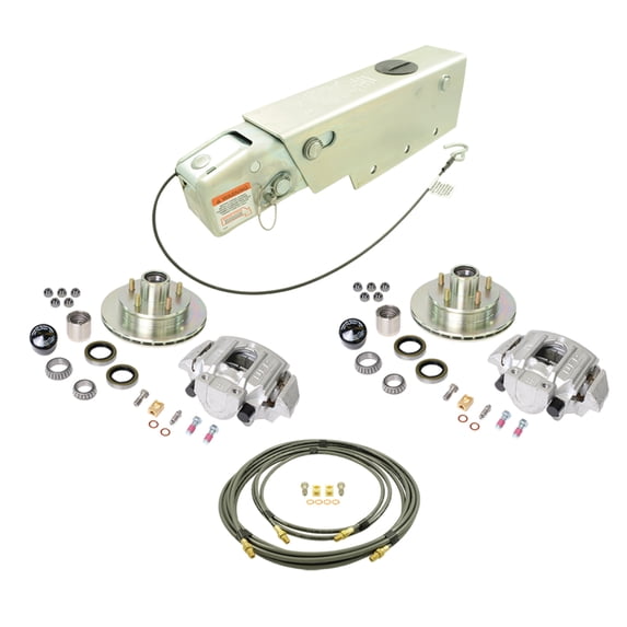 UFP K71-113-00 Complete 5 on 4.5 Bolt Pattern Alum Caliper A-60 3750# Rating Zinc+ Rotor Disc Brake Kit