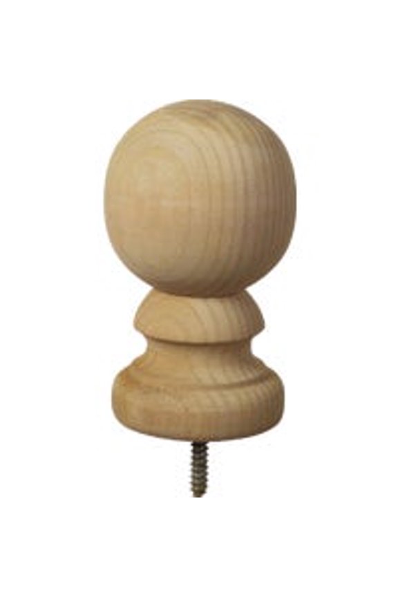 ProWood Treated Ball Top Post Cap - Pack of 12 Contractor Value Pack