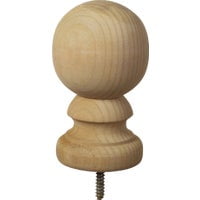 UFPI Lumber & Treated ProWood Treated Ball Top Post Cap - Pack of 12 Contractor Value Pack