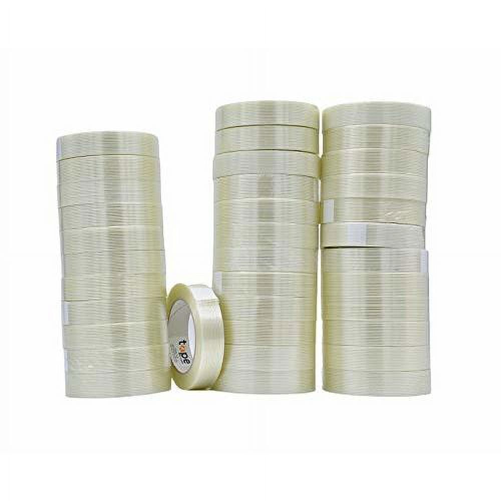 BOMEI PACK 5.5mil Reinforced Mono Filament Clear Strapping Tape 4