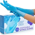 thumbnail image 1 of [100 Pcs] Nitrile Gloves - Powder & Latex Free Disposable Exam Gloves - Medical and Food Grade - 3 Mil - Touch Sensitive Small, 1 of 7