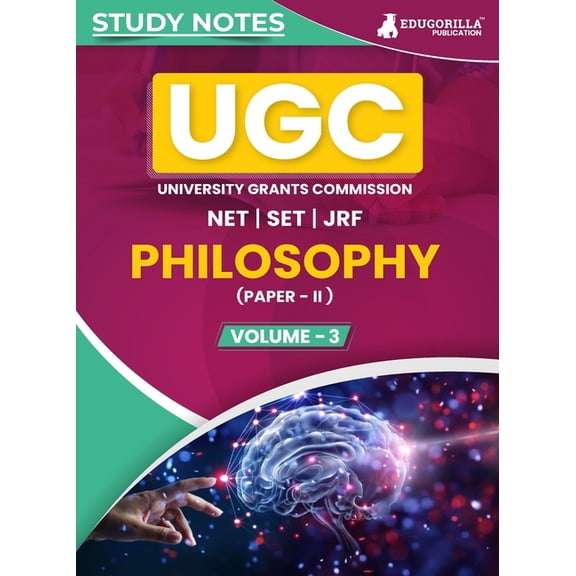 UGC NET Paper II Philosophy (Vol 3) Topic-wise Notes (English Edition) A Complete Preparation Study Notes with Solved MC, (Paperback)