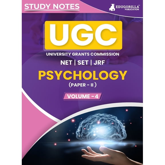 UGC NET Paper II Psychology (Vol 4) Topic-wise Notes (English Edition) A Complete Preparation Study Notes with Solved MC, (Paperback)
