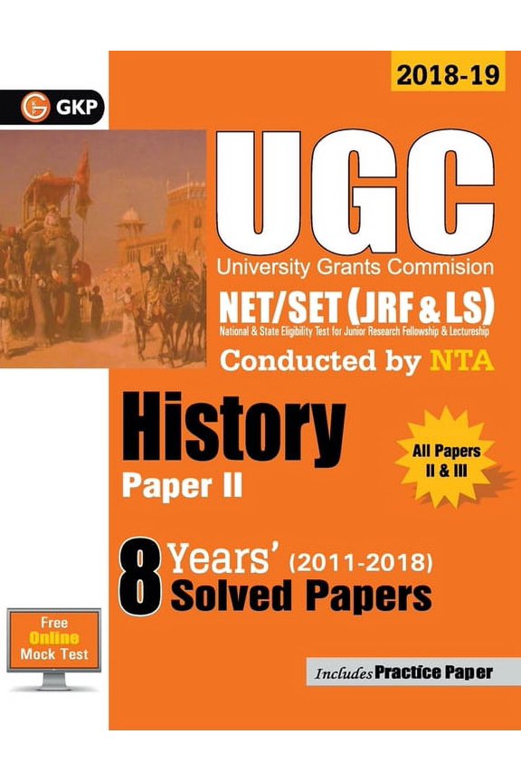 UGC NET/SET (JRF & LS) Paper II: History - 8 Years Solved Papers 2011-18, (Paperback)