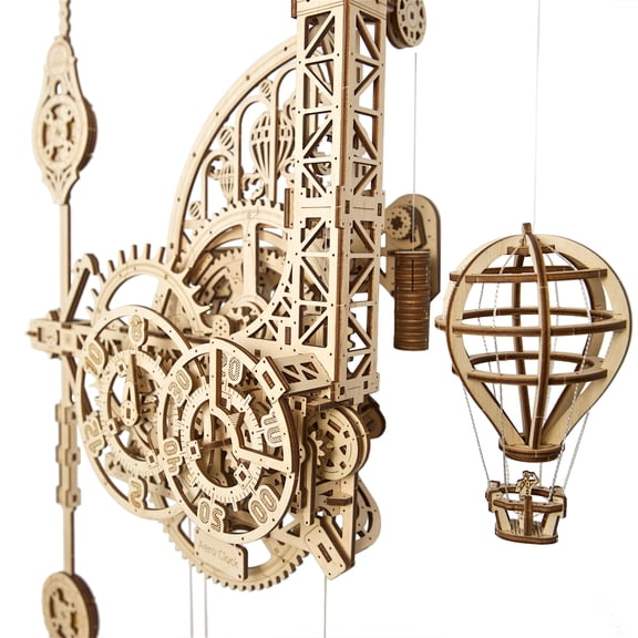 UGEARS Aero Clock, Model Kit, 3D Puzzle