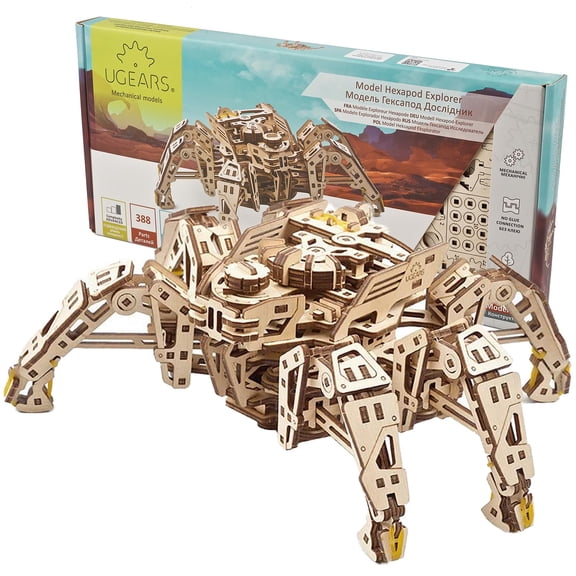 UGEARS Hexapod Explorer, Model Kit, 3D Puzzle
