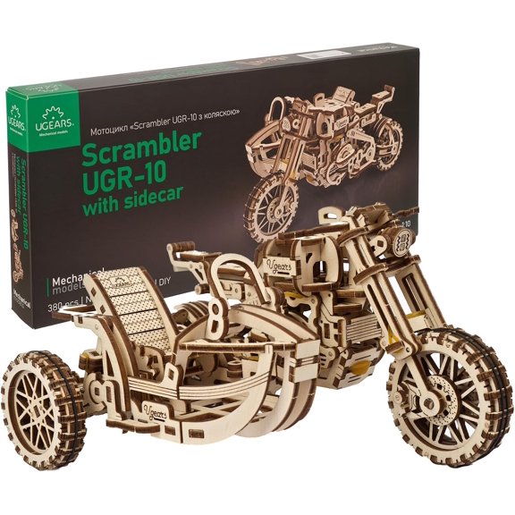 UGEARS Scrambler UGR-10, Model Kit, 3D Puzzle