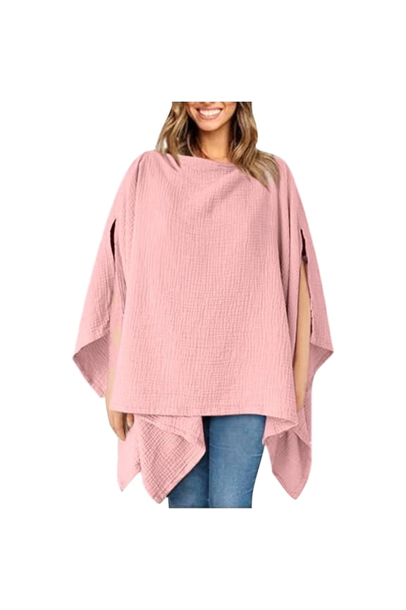 Breathable Breastfeeding Nursing Cover, Multi-Use Nursing Shawl For Women Soft Privacy Poncho Includes Laundry Bag Breastfeeding Newborn Essentials Must Haves, Pink