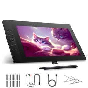 UGEE 15.4 inch Graphics Drawing Tablet with Screen, 16K Pressure Sensitivity, 143%sRGB Pen Display for Windows/Mac/Android