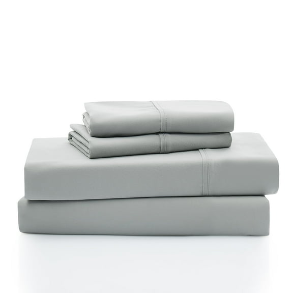 UGG 01752 Alahna King Bed Sheets and Pillowcases 4-Piece Set Sleep in Luxury Machine Washable Deep Pockets Wrinkle-Resistant Breathable Cozy Comfort Silky Cooling Sheets, King, Mineral