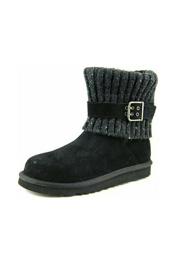 Australia Cambridge 1006811 Youth Girl's Black/Gray Boot Shoes BS516 (6)