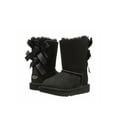 thumbnail image 1 of UGG Bailey Bow II 1017394T Toddler Kids Black Suede Mid Top Casual Boots UGG313 (12), 1 of 5