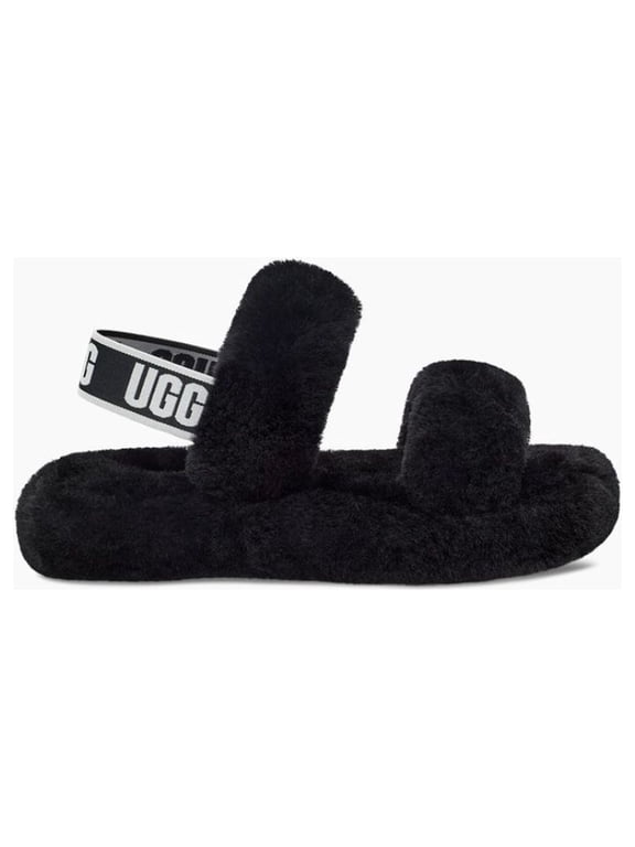 Big Kid's and Little Kid's UGG Oh Yeah Slide Black (1115752K-BLK) - 4
