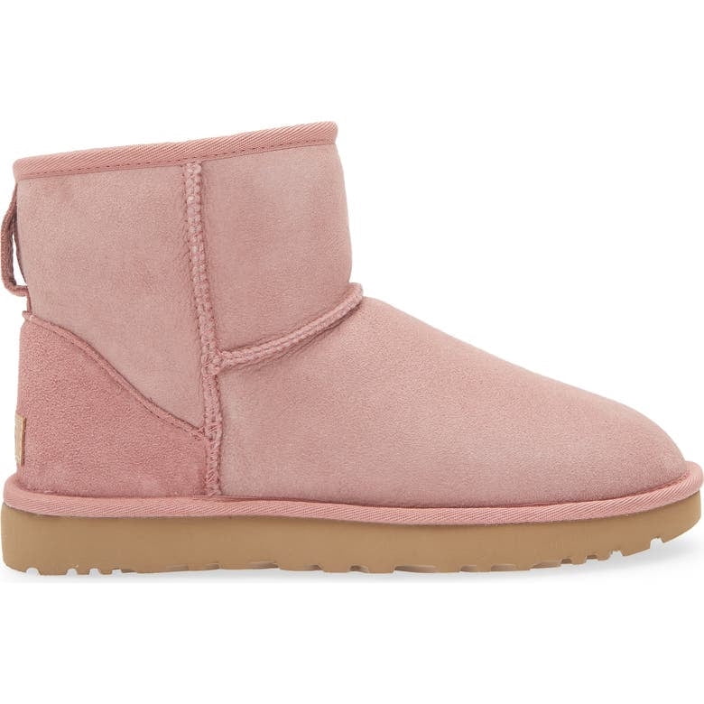 UGG Classic Mini II Genuine Shearling Lined Boot Powder Pink (Women's ...