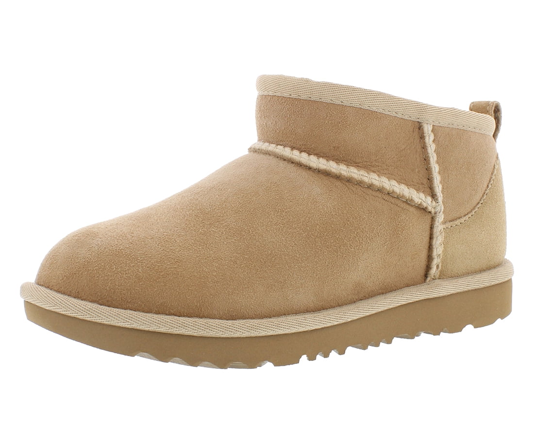 UGG Classic Ultra Mini Boot Suede GS Girls Shoes Size 1, Color: Sand ...