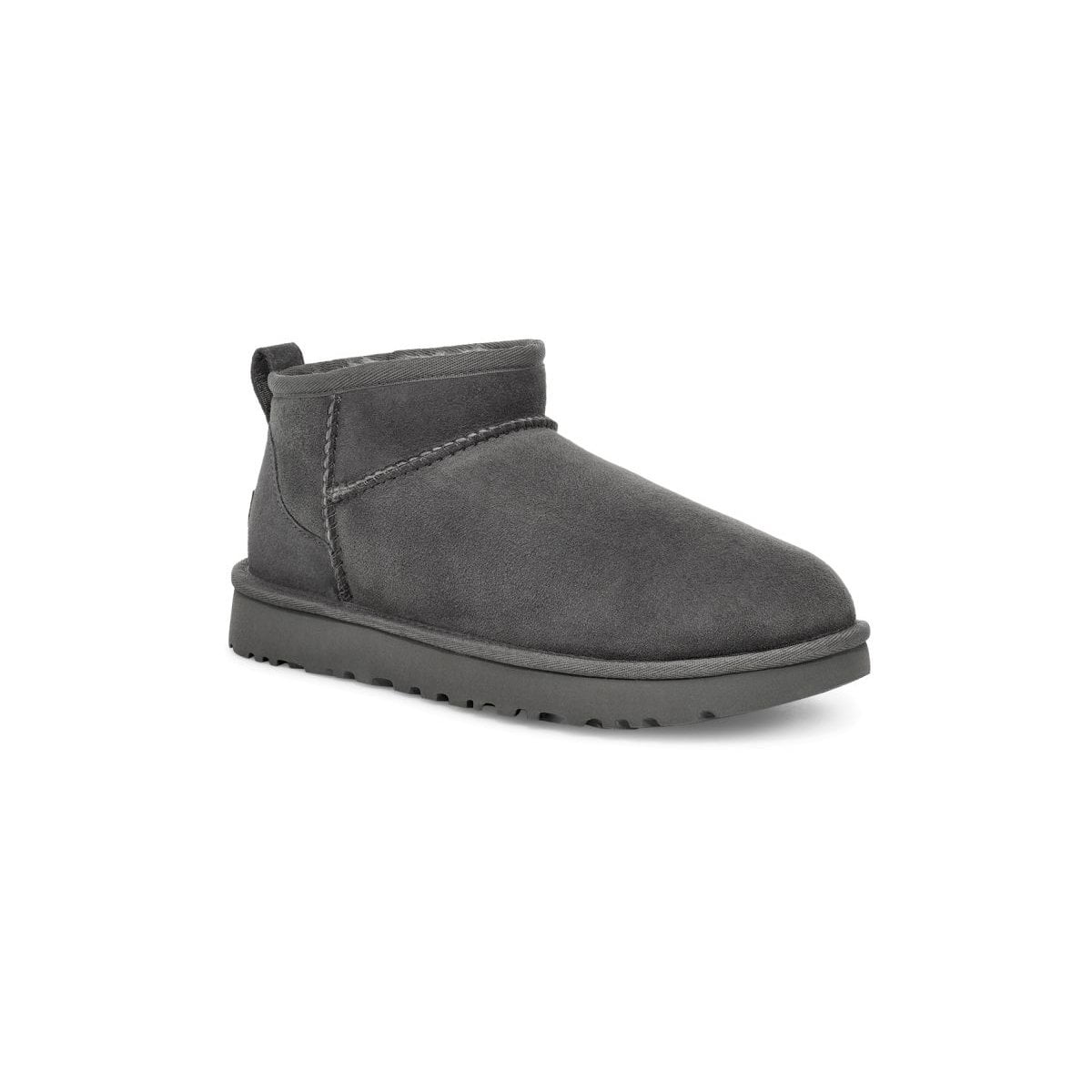 UGG CLASSIC ULTRA MINI グレー 6 UGG Classic Ultra Mini Boot Womens Shoes Size 6, Color: Grey