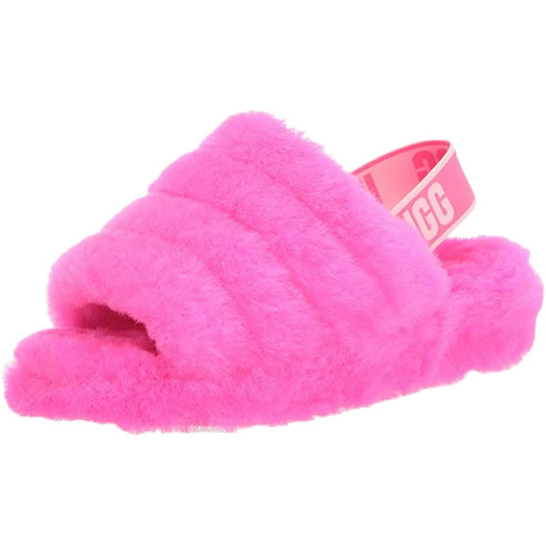 UGG FLUFF YEAH SLIDE Sandals Taffy Pink - Walmart.com
